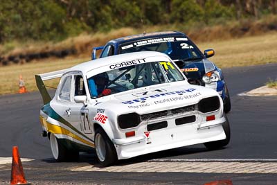 71;13-March-2011;71;Australia;CAMS-State-Championships;Ford-Escort-Mk-I;Gary-Goulding;Morgan-Park-Raceway;QLD;Queensland;Sports-Sedans;Warwick;auto;motorsport;racing;super-telephoto