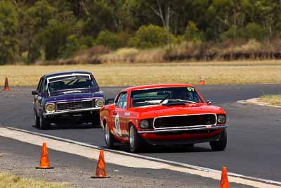 57;13-March-2011;57;Australia;CAMS-State-Championships;Ford-Mustang;Group-N-Touring-Cars;Morgan-Park-Raceway;QLD;Queensland;Shane-Wilson;Warwick;auto;classic;historic;motorsport;racing;super-telephoto;vintage