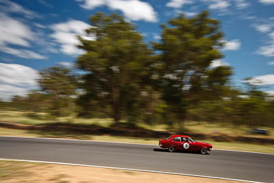 91;13-March-2011;Australia;CAMS-State-Championships;Group-N-Touring-Cars;Guy-Gibbons;Holden-Torana-GTR-XU‒1;Morgan-Park-Raceway;QLD;Queensland;Warwick;auto;classic;clouds;historic;motorsport;racing;scenery;sky;vintage;wide-angle