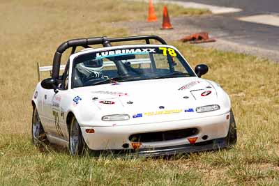 78;13-March-2011;Australia;CAMS-State-Championships;Garry-Harris;Mazda-MX‒5;Mazda-MX5;Mazda-Miata;Morgan-Park-Raceway;Production-Sports-Cars;QLD;Queensland;Warwick;auto;motorsport;off-track;racing;super-telephoto