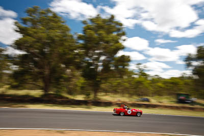 38;13-March-2011;38;Australia;CAMS-State-Championships;MG-Midget;Morgan-Park-Raceway;Production-Sports-Cars;QLD;Queensland;Steve-Purdy;Warwick;auto;clouds;motorsport;racing;scenery;sky;wide-angle