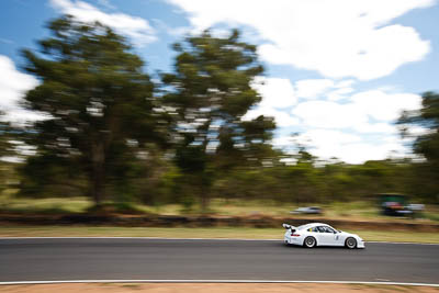 5;13-March-2011;5;Australia;CAMS-State-Championships;Morgan-Park-Raceway;Porsche-997-GT3-Cup;Production-Sports-Cars;QLD;Queensland;Steven-McFadden;Warwick;auto;clouds;motorsport;racing;scenery;sky;wide-angle