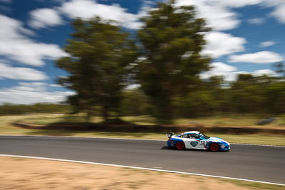 12;12;13-March-2011;Australia;CAMS-State-Championships;Dean-Croyden;Morgan-Park-Raceway;Porsche-996-GT3-Cup;Production-Sports-Cars;QLD;Queensland;Warwick;auto;clouds;motorsport;racing;scenery;sky;wide-angle
