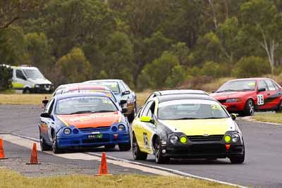 25;32;13-March-2011;25;Australia;CAMS-State-Championships;Cameron-Stanfield;Coleby-Cowham;Ford-Falcon-AU;Morgan-Park-Raceway;QLD;Queensland;Saloon-Cars;Warwick;auto;motorsport;racing;super-telephoto