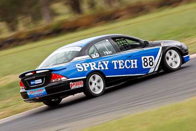 88;13-March-2011;88;Australia;Brian-Hine;CAMS-State-Championships;Ford-Falcon-AU;Morgan-Park-Raceway;QLD;Queensland;Saloon-Cars;Warwick;auto;motorsport;racing;super-telephoto