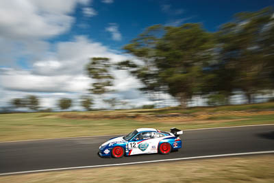 12;12;13-March-2011;Australia;CAMS-State-Championships;Dean-Croyden;Morgan-Park-Raceway;Porsche-996-GT3-Cup;Production-Sports-Cars;QLD;Queensland;Warwick;auto;clouds;motorsport;racing;scenery;sky;wide-angle