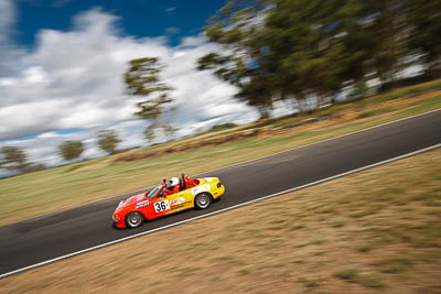 36;13-March-2011;36;Australia;CAMS-State-Championships;Geoff-Marsh;Mazda-MX‒5;Mazda-MX5;Mazda-Miata;Morgan-Park-Raceway;Production-Sports-Cars;QLD;Queensland;Warwick;auto;clouds;motorsport;racing;scenery;sky;wide-angle