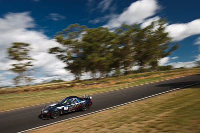 2;13-March-2011;2;Australia;CAMS-State-Championships;Mazda-MX‒5;Mazda-MX5;Mazda-Miata;Morgan-Park-Raceway;Production-Sports-Cars;QLD;Queensland;Stuart-Mullins;Warwick;auto;clouds;motorsport;racing;scenery;sky;wide-angle