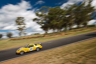 49;13-March-2011;Australia;CAMS-State-Championships;Kerry-Finn;Mazda-MX‒5;Mazda-MX5;Mazda-Miata;Morgan-Park-Raceway;Production-Sports-Cars;QLD;Queensland;Warwick;auto;clouds;motorsport;racing;scenery;sky;wide-angle