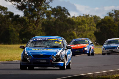 88;13-March-2011;88;Australia;Brian-Hine;CAMS-State-Championships;Ford-Falcon-AU;Morgan-Park-Raceway;QLD;Queensland;Saloon-Cars;Warwick;auto;motorsport;racing;super-telephoto