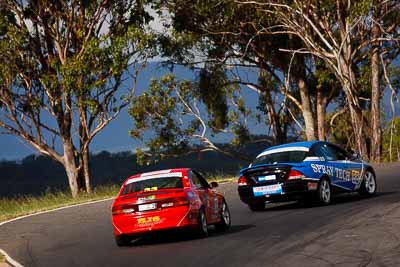 33;88;13-March-2011;33;88;Australia;Brian-Hine;CAMS-State-Championships;Ford-Falcon-AU;Holden-Commodore-VT;Martin-Deckert;Morgan-Park-Raceway;QLD;Queensland;Saloon-Cars;Warwick;auto;motorsport;racing;scenery;super-telephoto