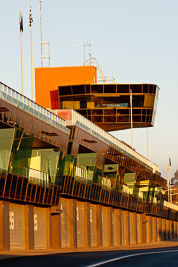 22-April-2011;Australia;Bathurst;Bathurst-Motor-Festival;Mt-Panorama;NSW;New-South-Wales;atmosphere;auto;building;morning;motorsport;pitlane;racing;scenery