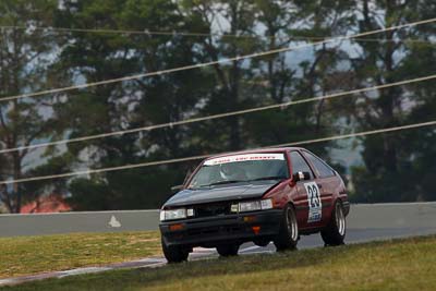 23;1984-Toyota-Sprinter-AE86;22-April-2011;23;Adam-Hocker;Australia;Bathurst;Bathurst-Motor-Festival;Mt-Panorama;NSW;NSW-Road-Racing-Club;New-South-Wales;Regularity;auto;motorsport;racing;super-telephoto