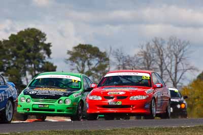 17;33;17;22-April-2011;33;Australia;Bathurst;Bathurst-Motor-Festival;Ford-Falcon-AU;Holden-Commodore-VT;Martin-Deckert;Matthew-Lovell;Mt-Panorama;NSW;New-South-Wales;Saloon-Cars;auto;clouds;motorsport;racing;sky;super-telephoto