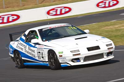 174;22-April-2011;Australia;Bathurst;Bathurst-Motor-Festival;Brad-Shiels;Mazda-RX‒7;Mazda-RX7;Mt-Panorama;NSW;New-South-Wales;Production-Sports-Cars;Steven-Shiels;auto;motorsport;racing