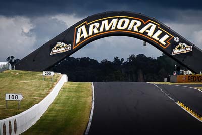 22-April-2011;Australia;Bathurst;Bathurst-Motor-Festival;Mt-Panorama;NSW;New-South-Wales;Topshot;atmosphere;auto;circuit;clouds;footbridge;motorsport;racing;scenery;sky