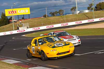 66;22-April-2011;Australia;Bathurst;Bathurst-Motor-Festival;Cameron-Hein;Mazda-MX‒5;Mazda-MX5;Mazda-Miata;Mt-Panorama;NSW;New-South-Wales;Paul-Chapman;Production-Sports-Cars;auto;motorsport;racing