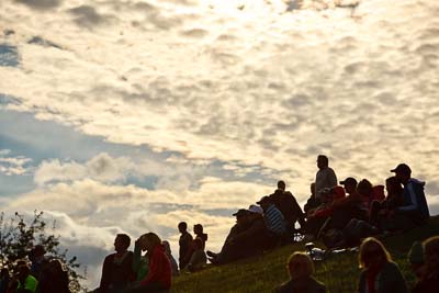 22-April-2011;Australia;Bathurst;Bathurst-Motor-Festival;Mt-Panorama;NSW;New-South-Wales;Production-Sports-Cars;Topshot;afternoon;atmosphere;auto;clouds;crowd;motorsport;racing;scenery;sky;spectators