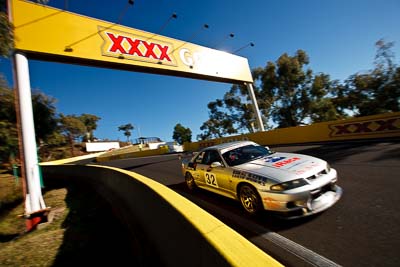 32;1995-Nissan-Skyline-R33-GTR;23-April-2011;Australia;Bathurst;Bathurst-Motor-Festival;Karen-Wade;Mt-Panorama;NSW;NSW-Road-Racing-Club;New-South-Wales;Regularity;auto;motorsport;racing;sky;wide-angle