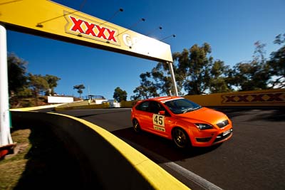 45;2007-Ford-Focus-XR5;23-April-2011;45;Australia;Bathurst;Bathurst-Motor-Festival;David-Kingsell;Mt-Panorama;NSW;NSW-Road-Racing-Club;New-South-Wales;Regularity;auto;motorsport;racing;sky;wide-angle