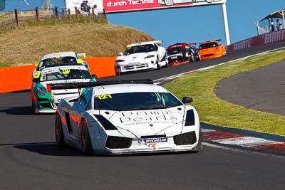 121;121;23-April-2011;Australia;Bathurst;Bathurst-Motor-Festival;Lamborghini-Gallardo;Mt-Panorama;NSW;New-South-Wales;Production-Sports-Cars;Ross-Zampatti;auto;motorsport;racing