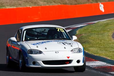 75;23-April-2011;75;Australia;Bathurst;Bathurst-Motor-Festival;Mazda-MX‒5;Mazda-MX5;Mazda-Miata;Michael-Hall;Mt-Panorama;NSW;New-South-Wales;Production-Sports-Cars;Steven-Head;auto;motorsport;racing