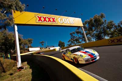 35;23-April-2011;35;Australia;Bathurst;Bathurst-Motor-Festival;Indiran-Padayachee;Mt-Panorama;NSW;New-South-Wales;Porsche-996-GT3;Production-Sports-Cars;auto;motorsport;racing;sky;wide-angle