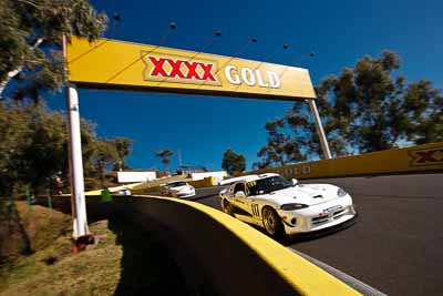 117;23-April-2011;Australia;Bathurst;Bathurst-Motor-Festival;Calum-Ballinger;Darren-Berry;Dodge-Viper-GTS;Mt-Panorama;NSW;New-South-Wales;Production-Sports-Cars;auto;motorsport;racing;sky;wide-angle