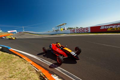 87;23-April-2011;Andre-Borell;Australia;Bathurst;Bathurst-Motor-Festival;Formula-Ford;Mt-Panorama;NSW;New-South-Wales;Open-Wheeler;Van-Diemen-RF01;auto;motorsport;racing;sky;wide-angle