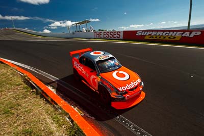 8;23-April-2011;8;Aussie-Racing-Cars;Australia;Bathurst;Bathurst-Motor-Festival;Mark-Griffith;Mt-Panorama;NSW;New-South-Wales;auto;clouds;motorsport;racing;sky;wide-angle