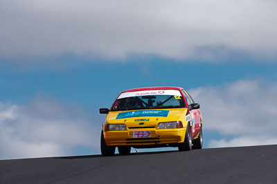 12;12;23-April-2011;Australia;Bathurst;Bathurst-Motor-Festival;Ford-Falcon-EA;Mt-Panorama;NSW;New-South-Wales;Rebecca-Drummond;Saloon-Cars;auto;clouds;motorsport;racing;sky