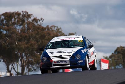 59;23-April-2011;Australia;Bathurst;Bathurst-Motor-Festival;Daniel-Hodge;Ford-Falcon-AU;Mt-Panorama;NSW;New-South-Wales;Saloon-Cars;auto;clouds;motorsport;racing;sky