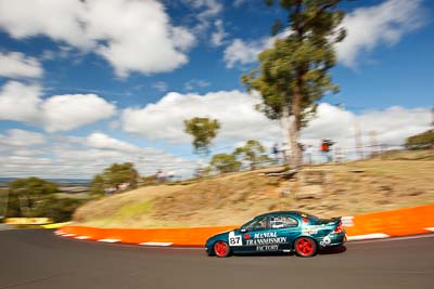 87;23-April-2011;Australia;Bathurst;Bathurst-Motor-Festival;Dave-Rodgers;Ford-Falcon-AU;Mt-Panorama;NSW;New-South-Wales;Saloon-Cars;auto;clouds;motorsport;racing;sky;wide-angle