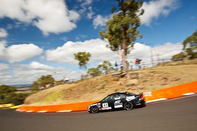 41;23-April-2011;Australia;Bathurst;Bathurst-Motor-Festival;Ford-Falcon-AU;Gary-Beggs;Mt-Panorama;NSW;New-South-Wales;Saloon-Cars;auto;clouds;motorsport;racing;sky;wide-angle