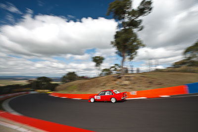 98;23-April-2011;Alan-Langworthy;Australia;Bathurst;Bathurst-Motor-Festival;Chris-Langworthy;Commodore-Cup;Holden-Commodore-VH;Mt-Panorama;NSW;New-South-Wales;auto;clouds;motorsport;racing;sky;wide-angle