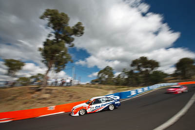 77;23-April-2011;77;Adam-Lloyd;Australia;Bathurst;Bathurst-Motor-Festival;Commodore-Cup;Holden-Commodore-VS;Mt-Panorama;NSW;New-South-Wales;Ryan-McLeod;auto;clouds;motorsport;racing;sky;wide-angle