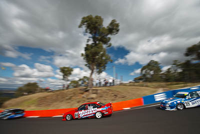 66;23-April-2011;Australia;Bathurst;Bathurst-Motor-Festival;Commodore-Cup;Danny-Buzazdic;Holden-Commodore-VS;Mt-Panorama;NSW;New-South-Wales;Nick-Parker;auto;clouds;motorsport;racing;sky;wide-angle