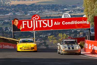 18;96;23-April-2011;Australia;Bathurst;Bathurst-Motor-Festival;Ivan-Klasan;Mt-Panorama;NSW;New-South-Wales;Porsche-911-Carrera;Porsche-944T;Production-Sports-Cars;Stephen-Borness;auto;motorsport;racing