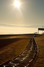 24-April-2011;Australia;Bathurst;Bathurst-Motor-Festival;McPhillamy-Park;Mt-Panorama;NSW;New-South-Wales;atmosphere;auto;barrier;clouds;fence;fog;morning;motorsport;racing;scenery;sky;tyre-wall