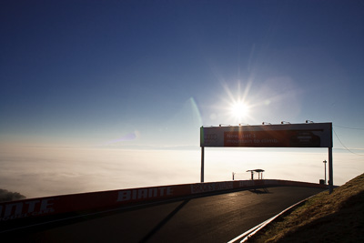 24-April-2011;28mm;Australia;Bathurst;Bathurst-Motor-Festival;Brocks-Skyline;Mt-Panorama;NSW;New-South-Wales;atmosphere;auto;circuit;clouds;fog;morning;motorsport;racing;scenery;sky;wide-angle