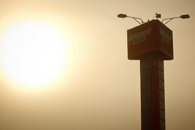 24-April-2011;Australia;Bathurst;Bathurst-Motor-Festival;Mt-Panorama;NSW;New-South-Wales;Topshot;atmosphere;auto;fog;morning;motorsport;paddock;racing;sky;sun;tower