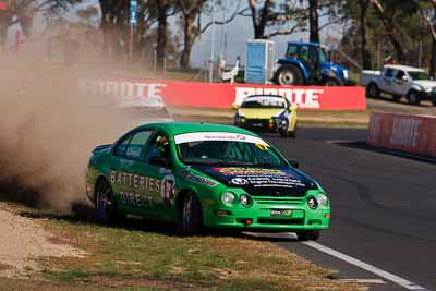 17;17;2011-Bathurst-Motor-Festival;24-April-2011;Australia;Bathurst;Bathurst-Motor-Festival;Ford-Falcon-AU;Matthew-Lovell;Mt-Panorama;NSW;New-South-Wales;Saloon-Cars;Topshot;auto;dirt;dust;motorsport;off-track;racing