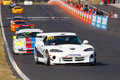 117;24-April-2011;Australia;Bathurst;Bathurst-Motor-Festival;Calum-Ballinger;Darren-Berry;Dodge-Viper-GTS;Mt-Panorama;NSW;New-South-Wales;Production-Sports-Cars;auto;motorsport;racing;super-telephoto