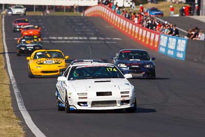 174;24-April-2011;Australia;Bathurst;Bathurst-Motor-Festival;Brad-Shiels;Mazda-RX‒7;Mazda-RX7;Mt-Panorama;NSW;New-South-Wales;Production-Sports-Cars;Steven-Shiels;auto;motorsport;racing;super-telephoto