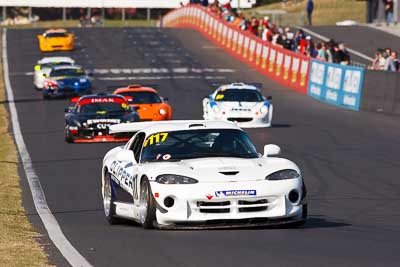 117;24-April-2011;Australia;Bathurst;Bathurst-Motor-Festival;Calum-Ballinger;Darren-Berry;Dodge-Viper-GTS;Mt-Panorama;NSW;New-South-Wales;Production-Sports-Cars;auto;motorsport;racing;super-telephoto