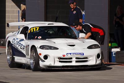 117;24-April-2011;Australia;Bathurst;Bathurst-Motor-Festival;Calum-Ballinger;Darren-Berry;Dodge-Viper-GTS;Mt-Panorama;NSW;New-South-Wales;Production-Sports-Cars;atmosphere;auto;motorsport;pitlane;racing;super-telephoto