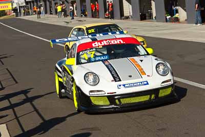 17;17;24-April-2011;Australia;Bathurst;Bathurst-Motor-Festival;Mt-Panorama;NSW;New-South-Wales;Porsche-997-GT3-Cup;Production-Sports-Cars;Ray-Angus;atmosphere;auto;motorsport;pitlane;racing