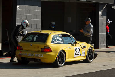 22;22;24-April-2011;Australia;BMW-M-Coupe;Bathurst;Bathurst-Motor-Festival;Brian-Anderson;Chris-Gough;Mt-Panorama;NSW;New-South-Wales;Production-Sports-Cars;atmosphere;auto;motorsport;pitlane;racing