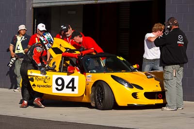 94;24-April-2011;Ashley-Miller;Australia;Bathurst;Bathurst-Motor-Festival;John-Prefontaine;Mt-Panorama;NSW;New-South-Wales;Production-Sports-Cars;Team-Dark-Horse-Racing;atmosphere;auto;motorsport;pitlane;racing