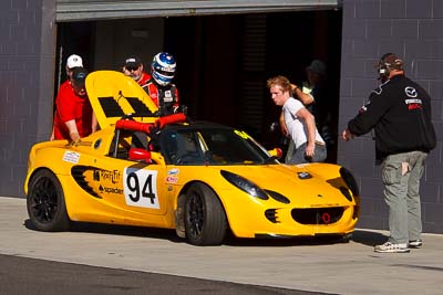 94;24-April-2011;Ashley-Miller;Australia;Bathurst;Bathurst-Motor-Festival;John-Prefontaine;Mt-Panorama;NSW;New-South-Wales;Production-Sports-Cars;Team-Dark-Horse-Racing;atmosphere;auto;motorsport;pitlane;racing